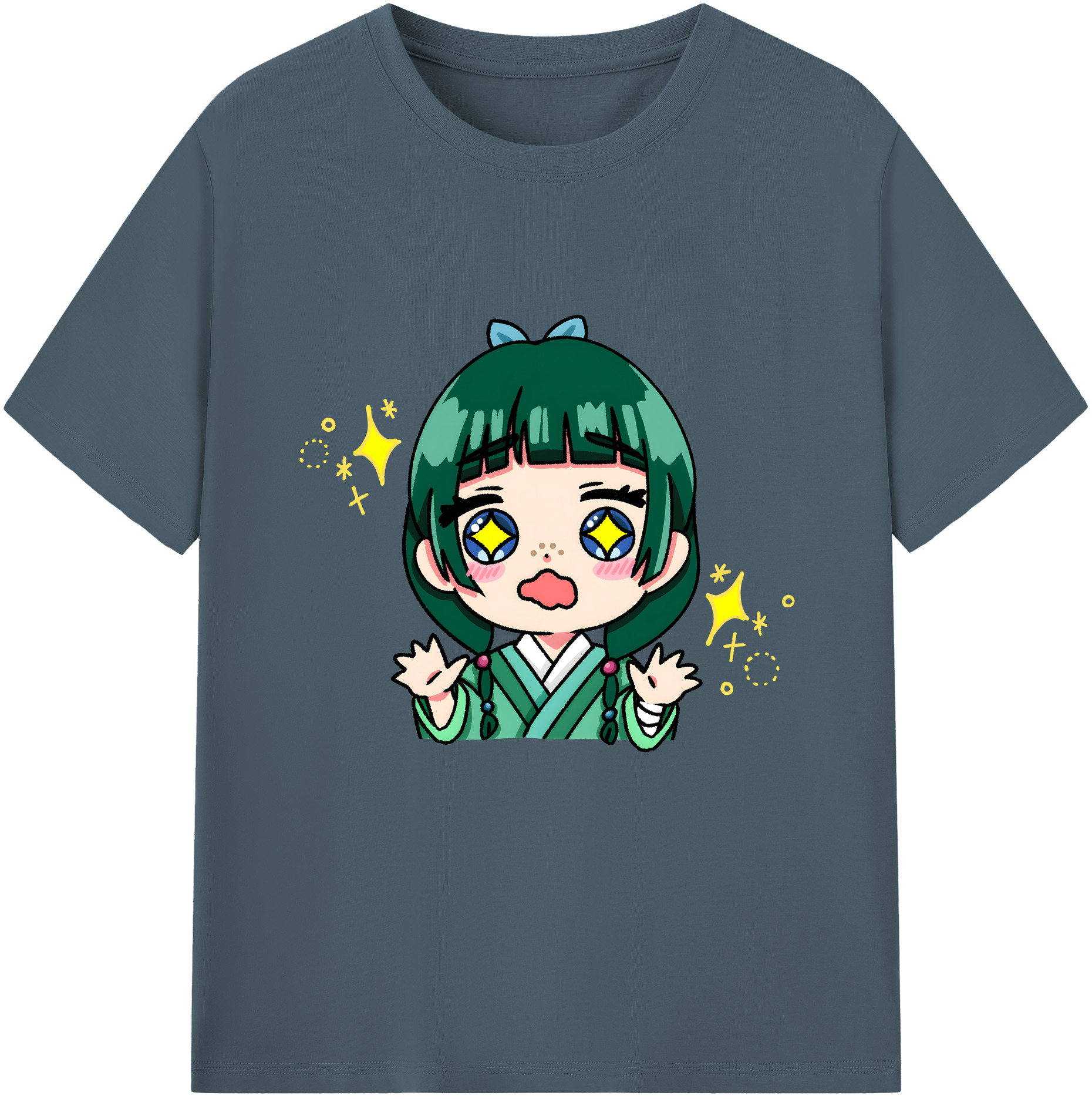 （画像用） 薬屋のひとりごと The Apothecary Diaries 綿100％半袖Tシャツ（フロントプリント）